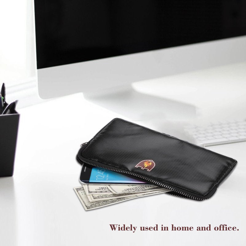 Fireproof Waterproof Document Bag for Cash, Passports & Valuables - 8.2x4.7 Inches