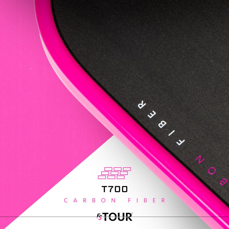 Dynasty 14mm Pink Pickleball Paddle – FS Tour Series, Premium Polymer Core