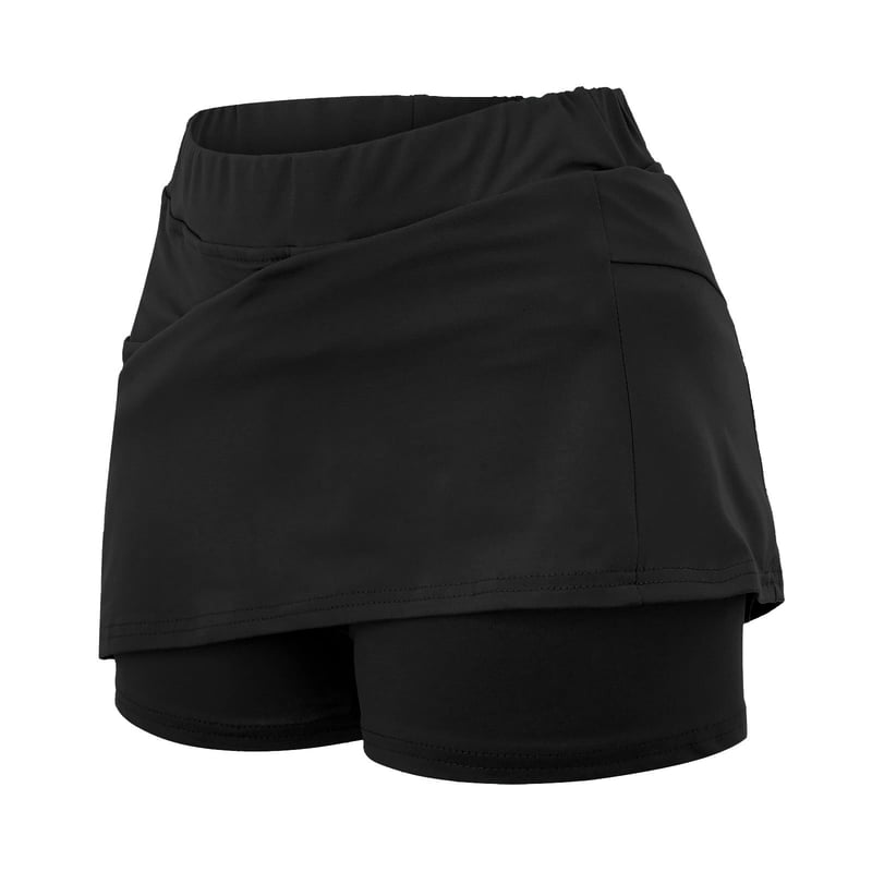 Women's High Waist Tennis Skirt with Tummy Control Pleated Golf Skorts with Shorts Pockets