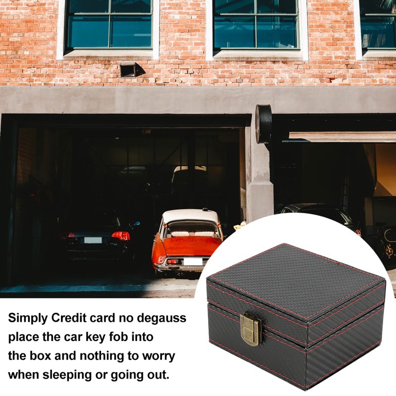 Large Faraday Car Key Signal Blocking Box - RFID & Anti-Theft Storage Cage