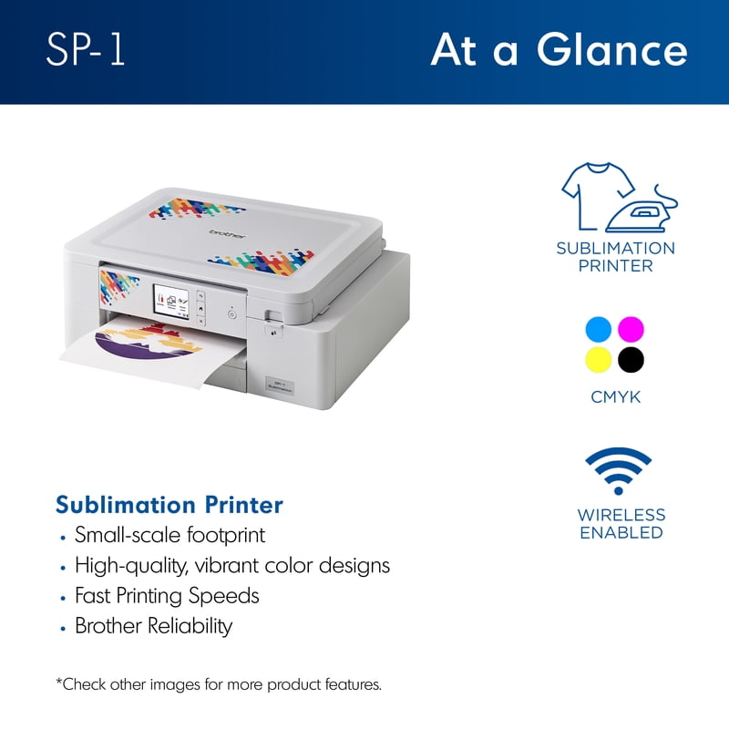 Brother Sublimation Printer with Wireless Connectivity for Heat Transfers