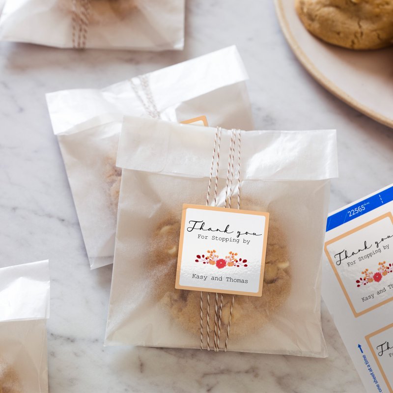 2-Inch White Printable Labels for Packaging and Projects - 120 Count