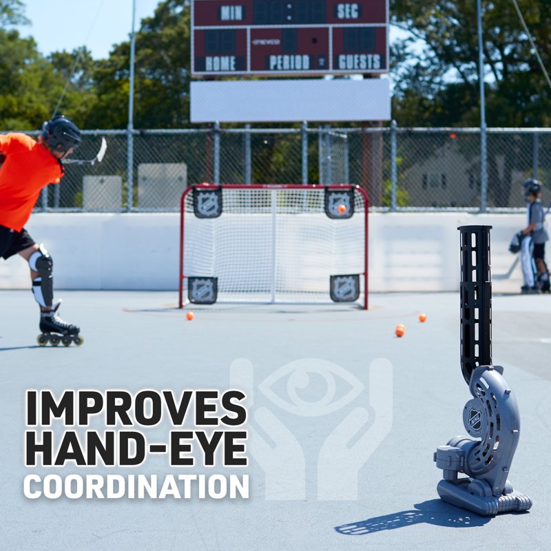 Automatic Hockey Ball Passer Machine for Kids - Shooting & Training Equipment