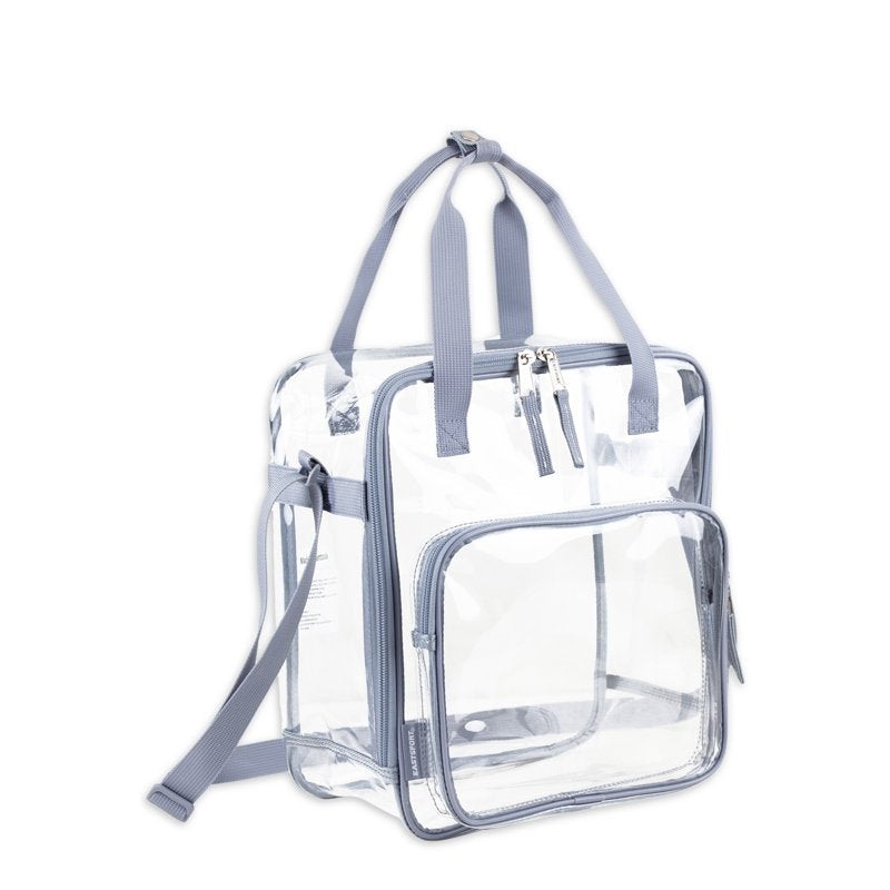 Unisex Clear Double Handle Stadium Approved Tote Bag with Adjustable Strap