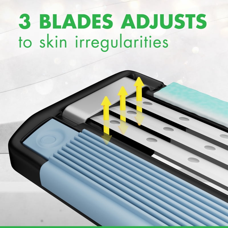 Men's Disposable Razors for Sensitive Skin 4-Pack Gillette Mach3