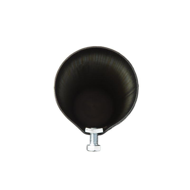 Ground Sleeve for Inground Basketball Systems - 3.5 Inch Steel, Black