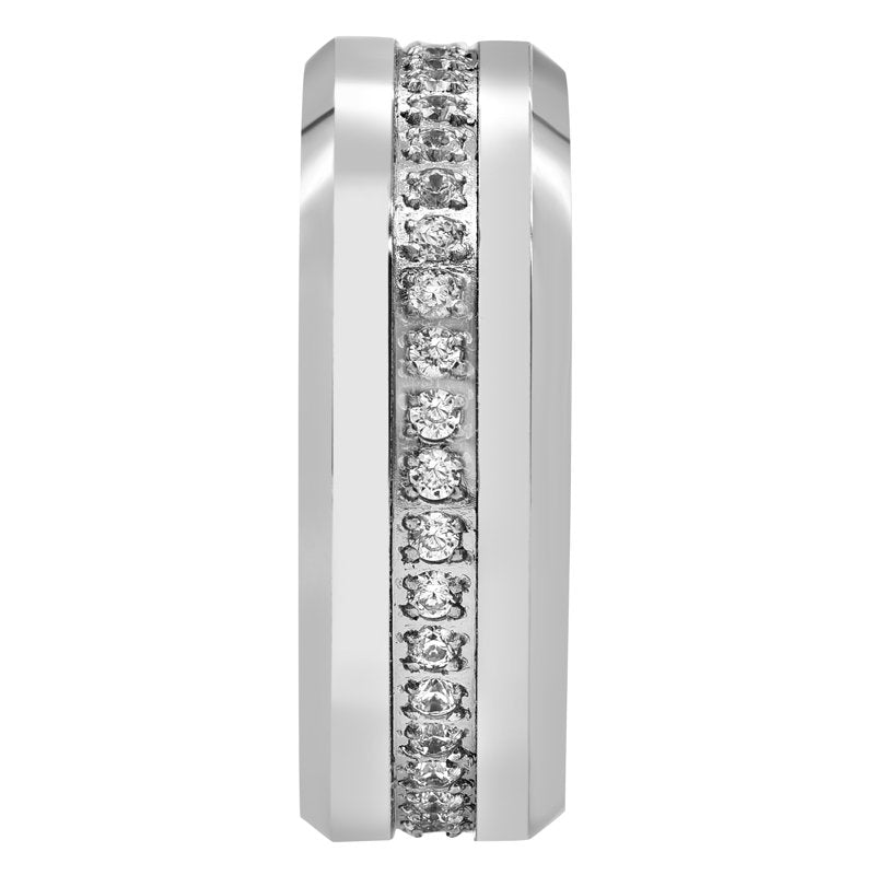 Lab Grown Diamond Engagement Ring Band - Tungsten, 1/4 Ct, Multiple Sizes