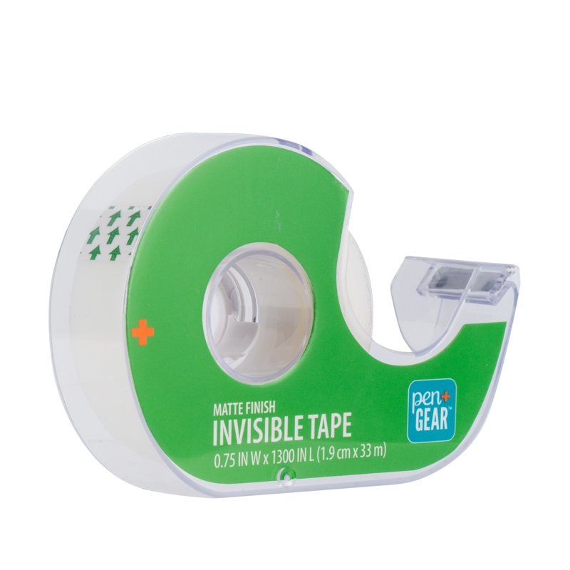 (5 Pack) Invisible Tape - 0.75 x 1300 Inch Clear Office Tape for Repairs & Wrapping