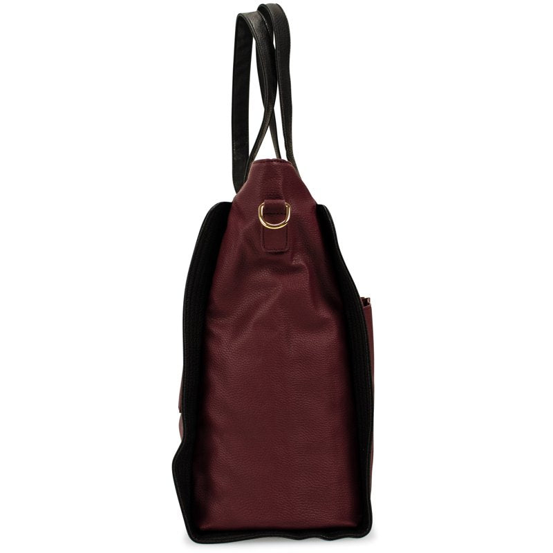 Vegan Leather Travel Tote Bag for Women & Teens - Spacious Weekender Duffle