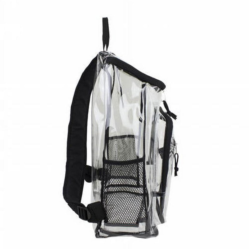 Unisex Clear Top Loader Backpack with Padded Adjustable Straps