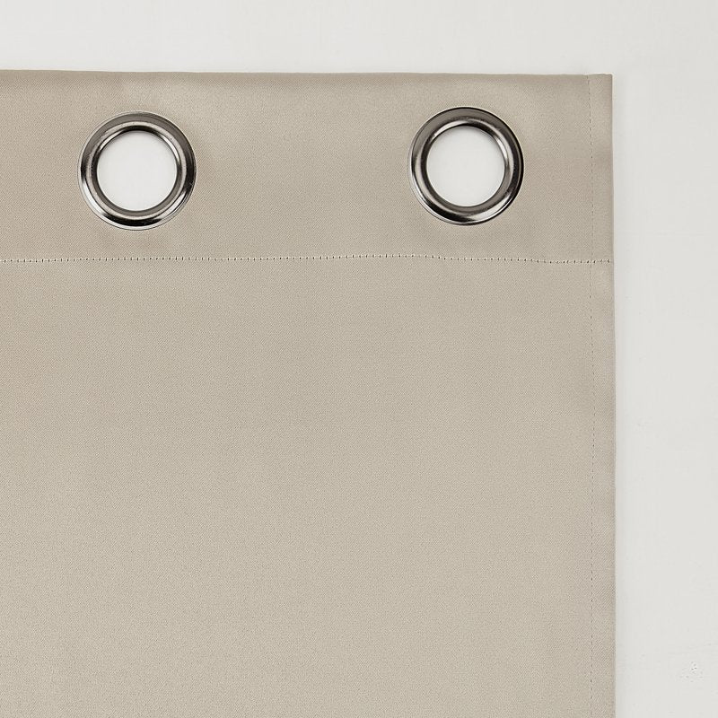 Blackout Grommet Curtain Panel Pair - Light Blocking, Noise Reducing, Energy Saving