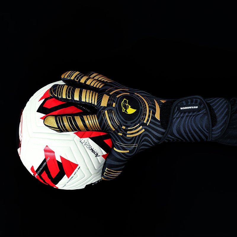 Kids & Adults Breathable Latex Soccer Goalkeeper Gloves with Wrist Strap