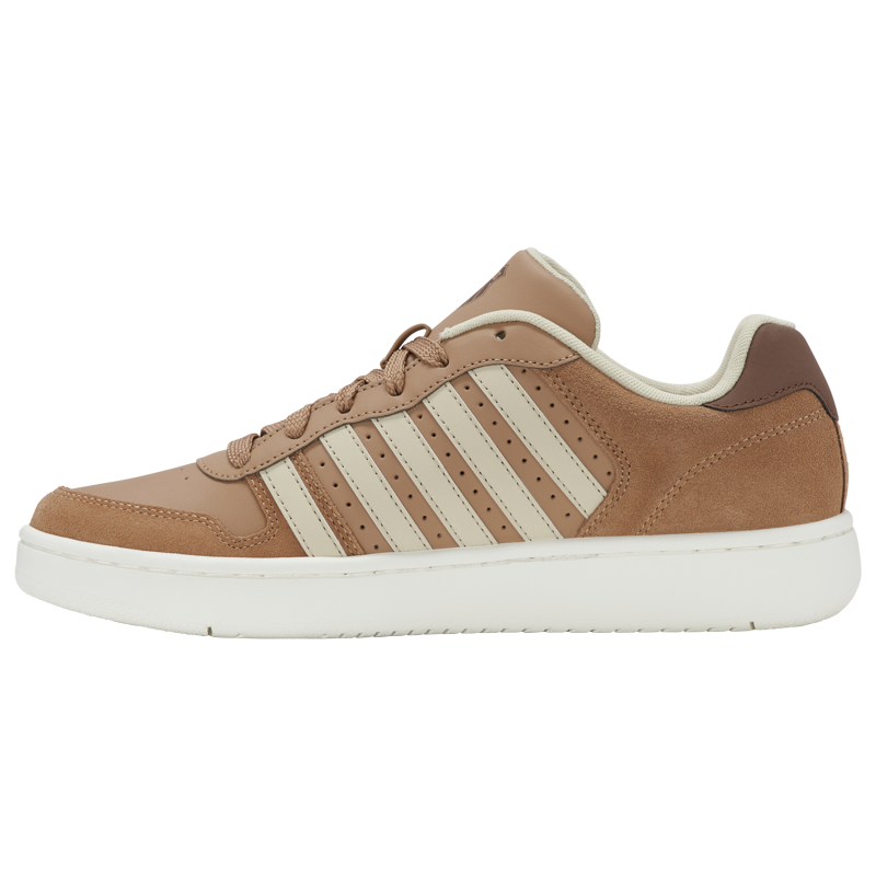 Men's Casual Sneakers - Classic Court Inspired Leather Shoes for Everyday Wear