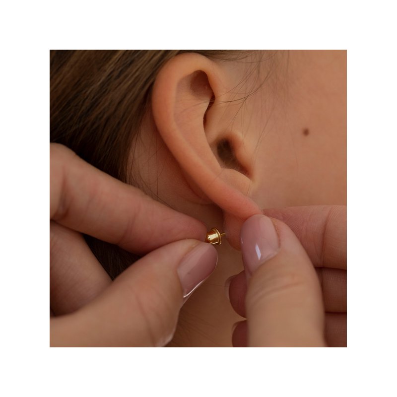 14k Yellow Gold Earring Screw Backs - Replacement Pair for Children’s Jewelry