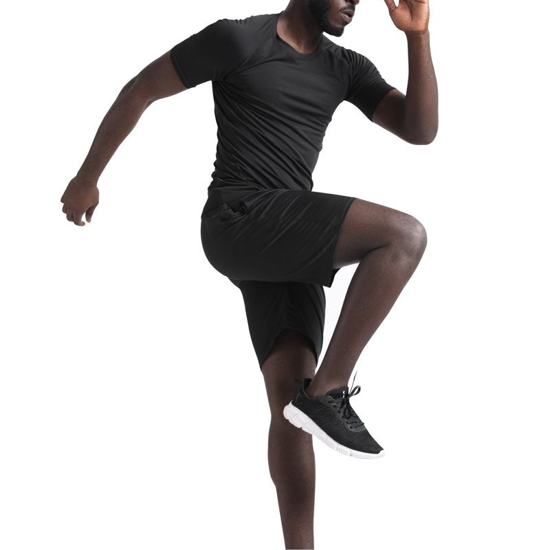 Men's Athletic Shorts with Pockets - Breathable, Stretchy Sports Training Pants