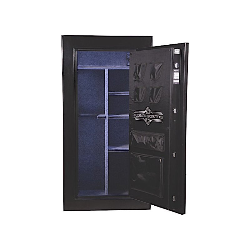25 Gun Fire-Resistant Safe with Electronic Lock - Black