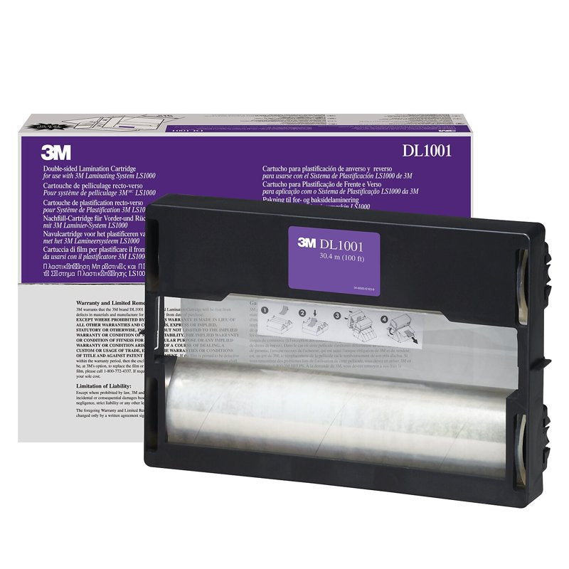 3M Laminating Film Refill for LS1000 12in x 100ft Gloss Clear
