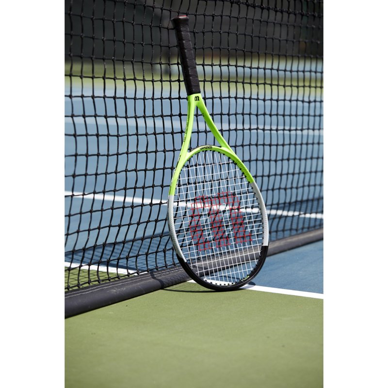 Recreational Tennis Racket 105 with Green/Grey Frame, 27.25 Inch, Grip Size 3