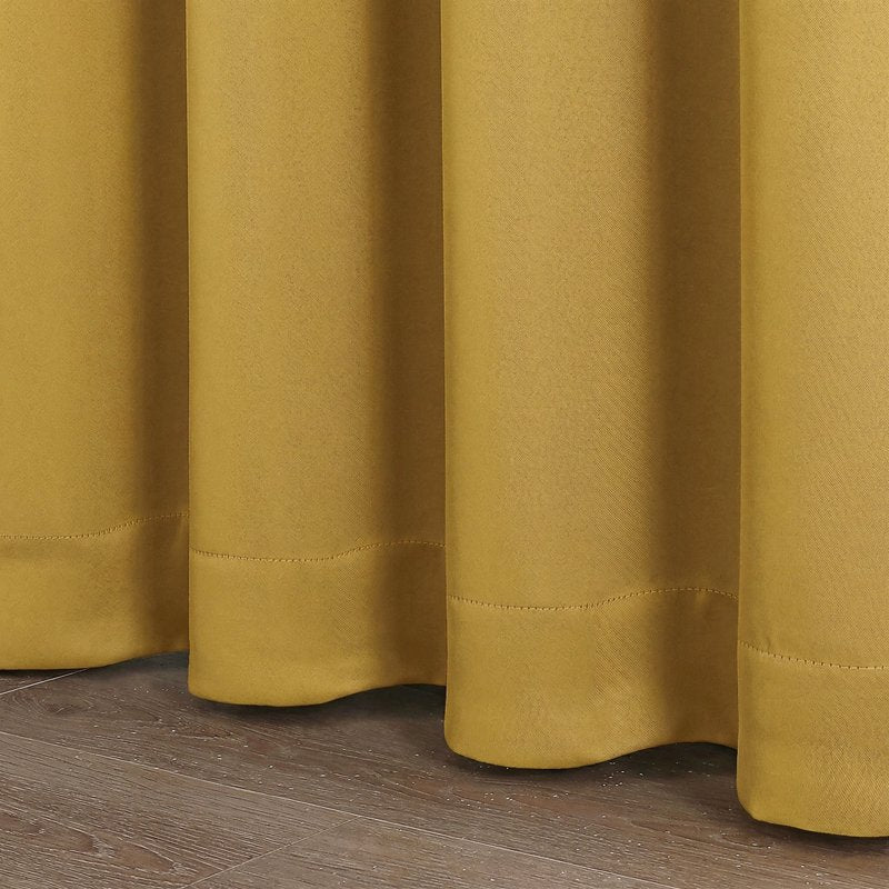Blackout Curtain Set 2 Panels Thermal Insulated Room Darkening Drapes