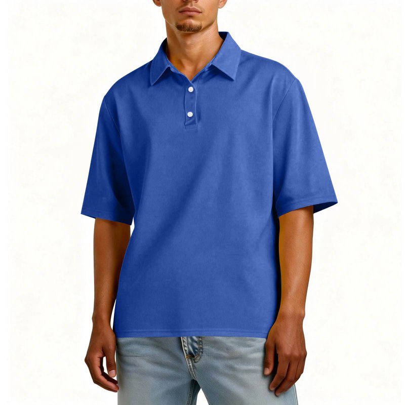 Men's Short Sleeve Polo Shirt - Classic Fit Golf T-Shirt for Casual Wear