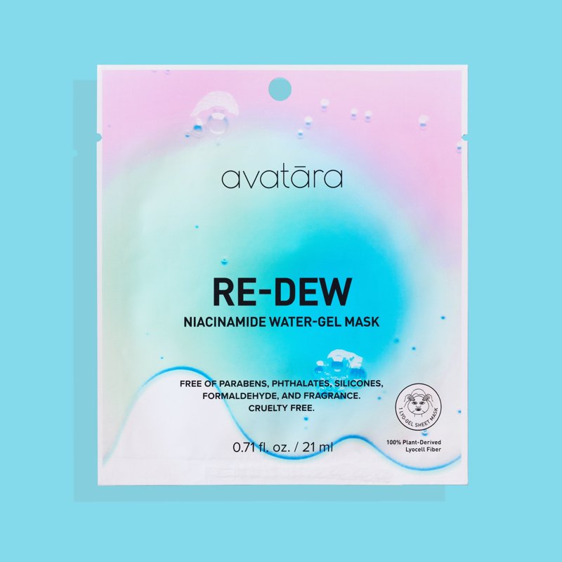 Niacinamide Water-Gel Face Mask for Hydration & Sensitive Skin - 1 Sheet
