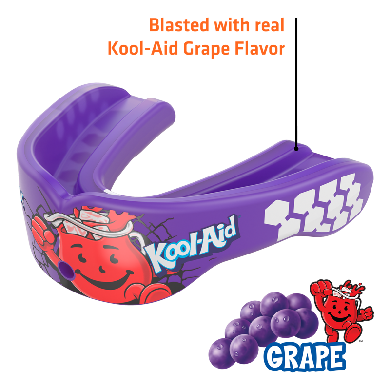 Youth Gel Max Mouthguard for Sports Protection - Kool-Aid Grape