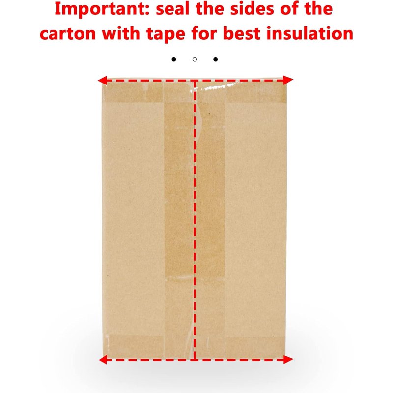 Insulated Shipping Boxes with Foil Liners - Cold Food & Medical Storage Set