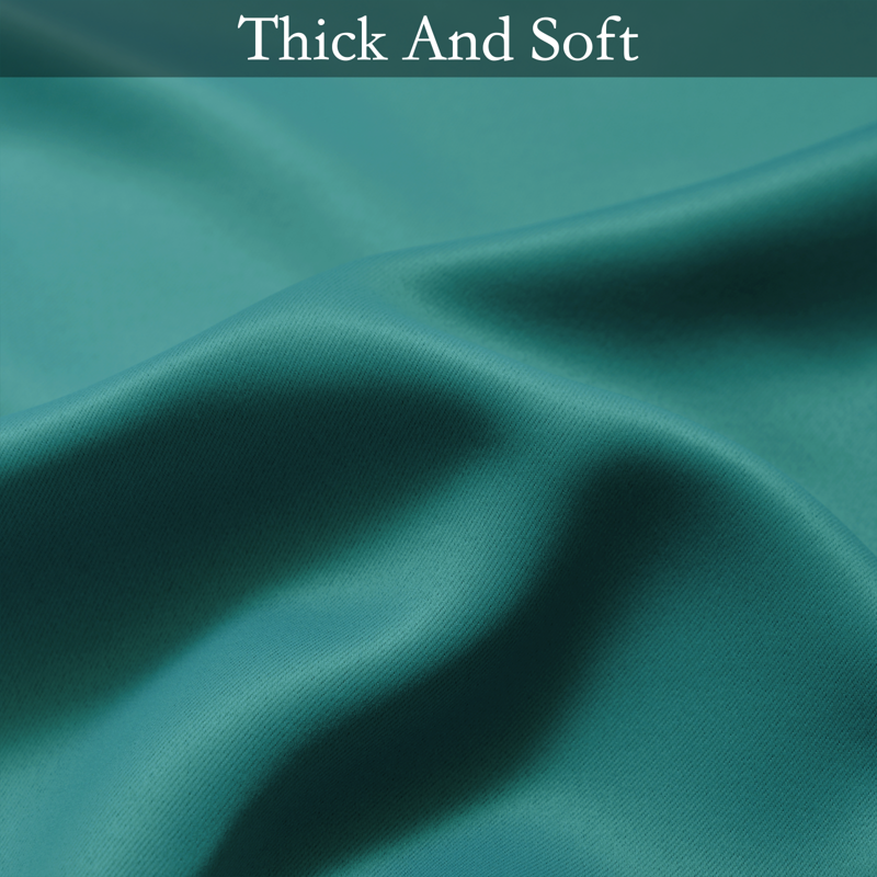 Light Blocking Gradient Curtain Panels - Room Darkening Window Treatment, Grommet Style