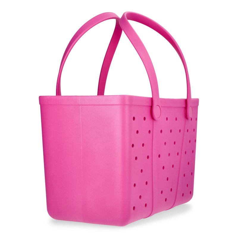 Waterproof EVA Beach Tote Bag for Women with Perforated Design - Light, Spacious & Water-Resistant