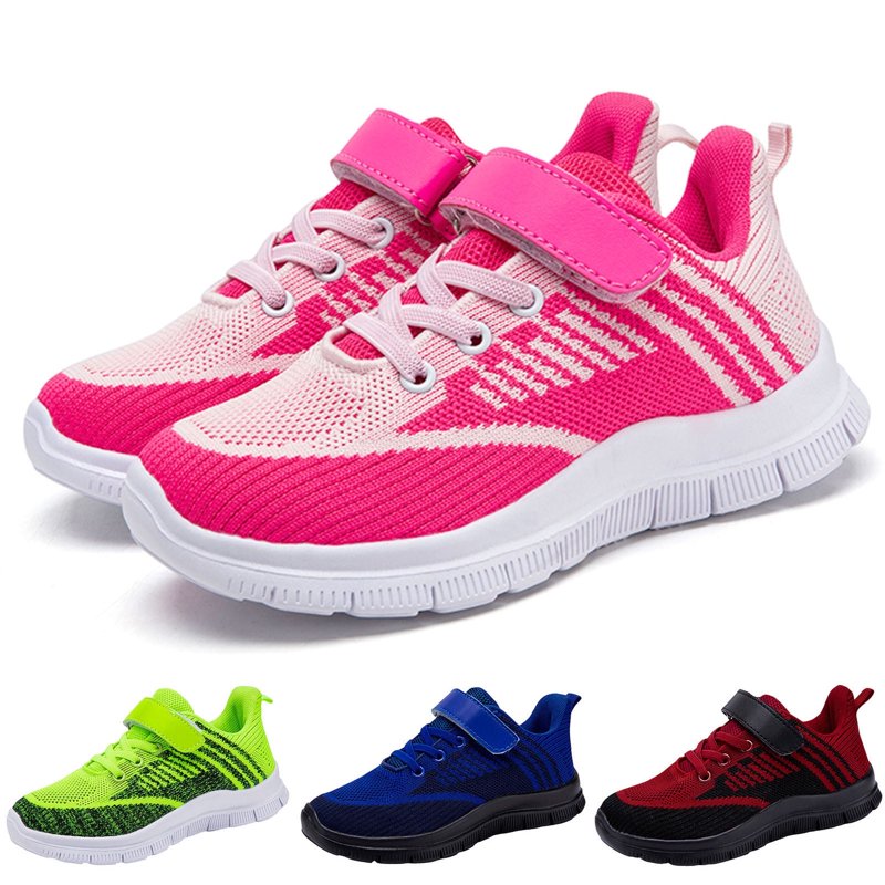Kids' Athletic Sneakers Lightweight Slip-On Running Shoes for Boys & Girls