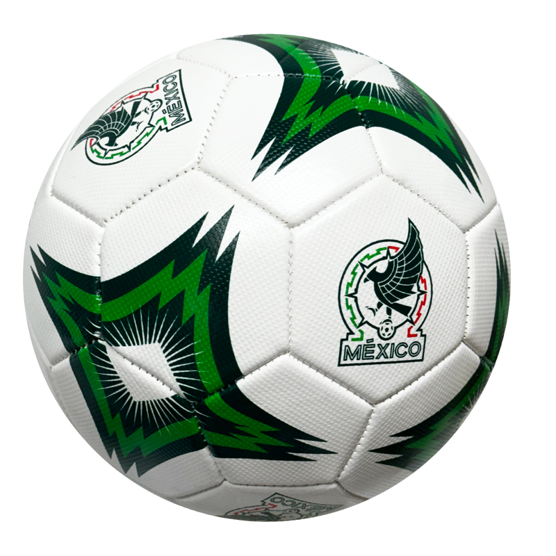 Icon Sports Mexico Soccer Ball - Official Licensed Green White, Size 4