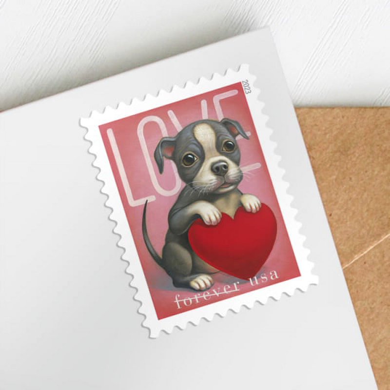 USPS Forever Postage Stamps Love 2023 Sheet of 20 Valentine Pet Wedding Celebration