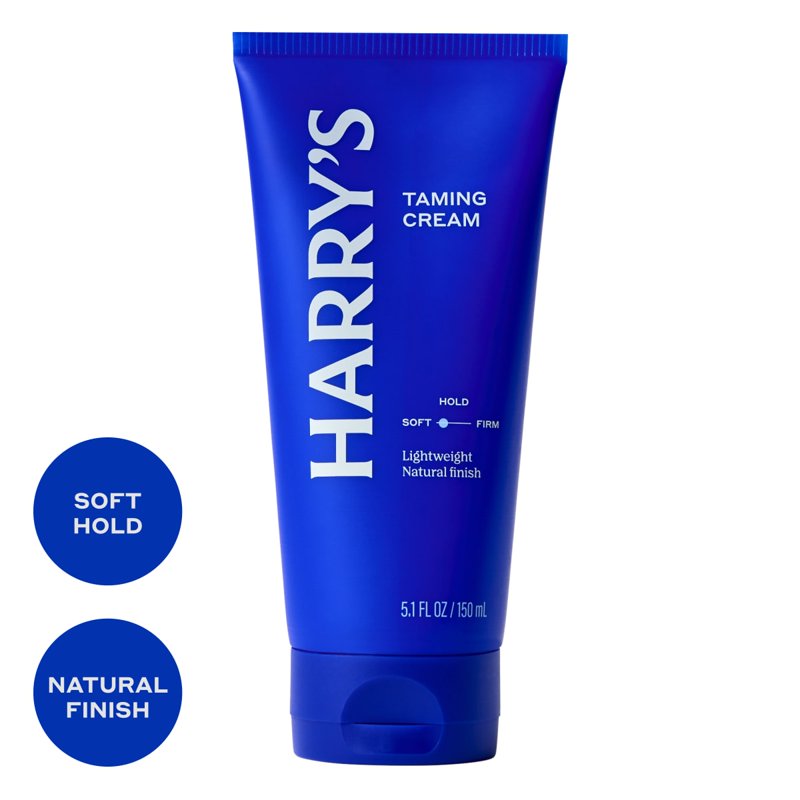 Men's Taming Hair Cream with Soft Hold & Natural Finish - 3 Pack