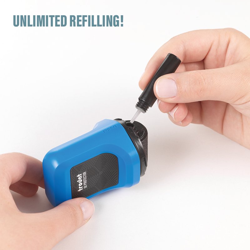 ID Protector Ink Roller for Confidential Data Concealment - 330 Feet Refill Options