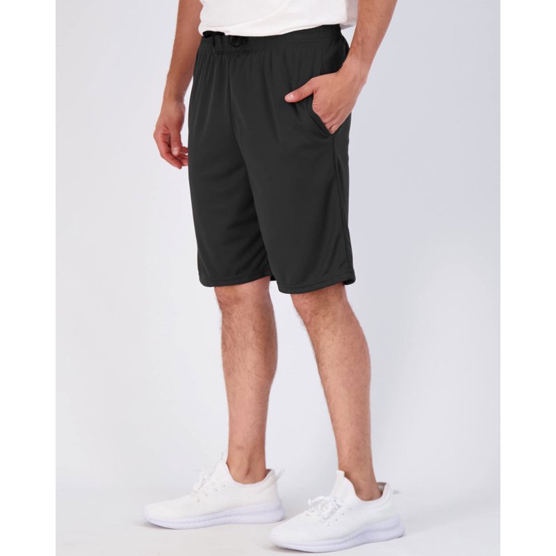 Men's Athletic Shorts Mesh Workout Gym Shorts with Pockets - Quick Dry, Stretch Fit