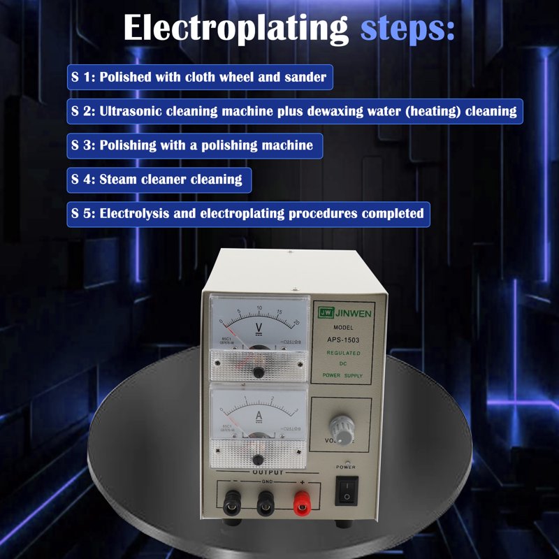 Jewelry Electroplating Machine Gold Silver Plating Tool for Jewelry Making