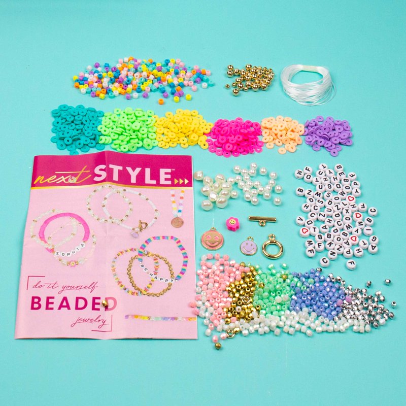 DIY Beaded Jewelry Kit - Create 15 Custom Accessories with 750+ Beads