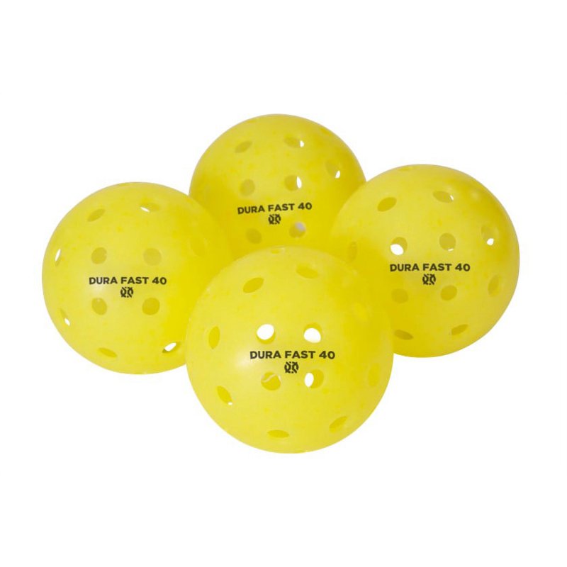 Onix Dura Fast 40 Pickleball Balls - 4 Pack, Yellow (Variation: Yellow)