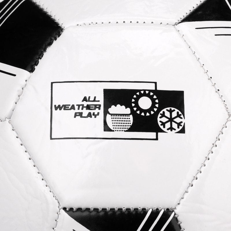 Size 4 Soccer Balls 12-Pack with Pump — Franklin Competition 100 (White/Black) - 12 Count