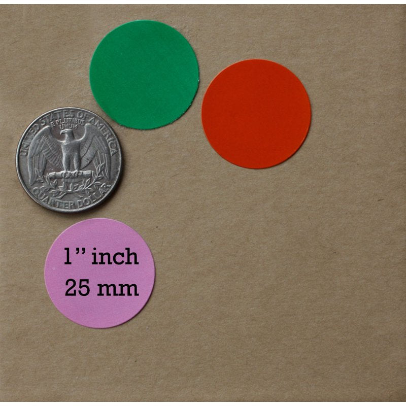 Gold Dot Stickers - 25mm Circular Labels for Office, Crafts & Packaging, 120 Pack