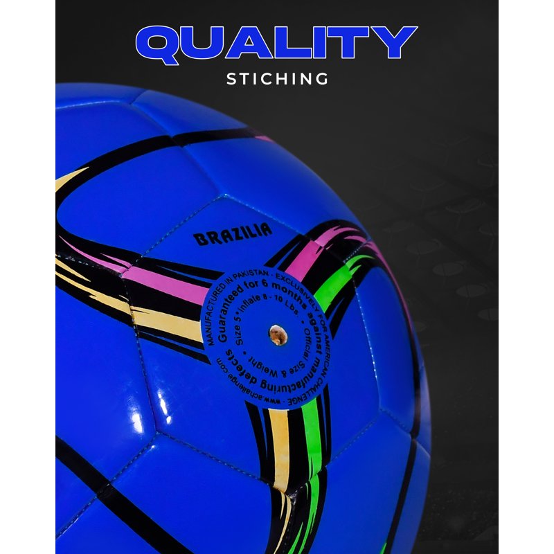 American Challenge Brasilia Soccer Ball Size 3, Blueberry Variation 3 – Training & Recreational