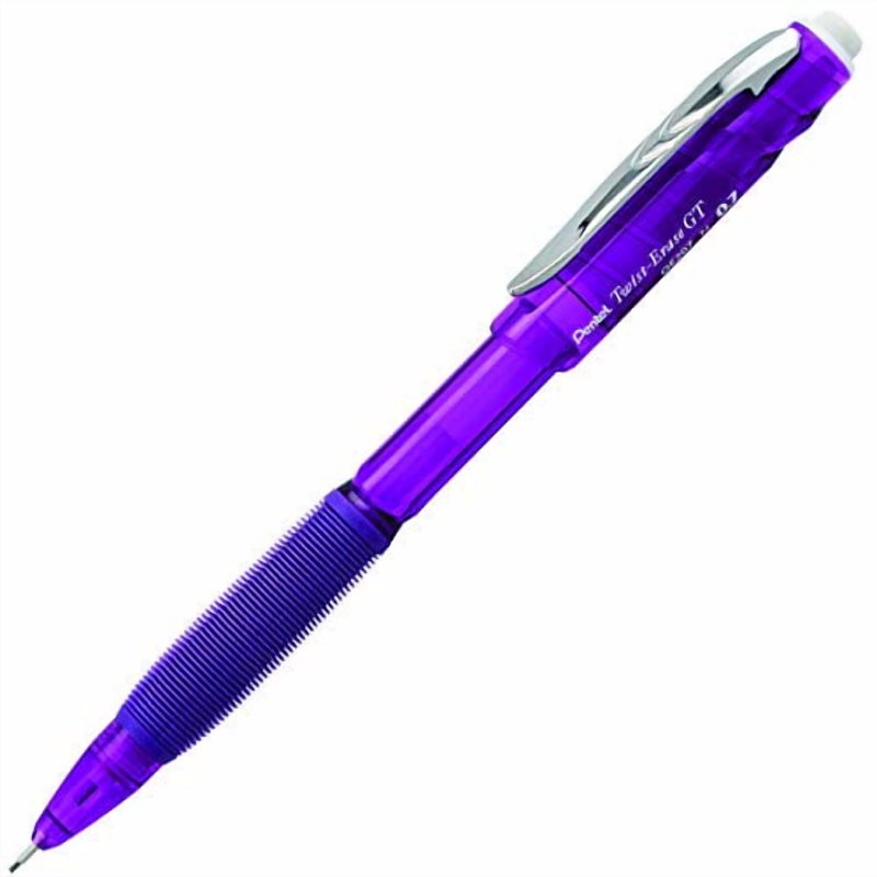 Pentel Twist-Erase 0.7mm Mechanical Pencil Set - 12 Pack, Violet