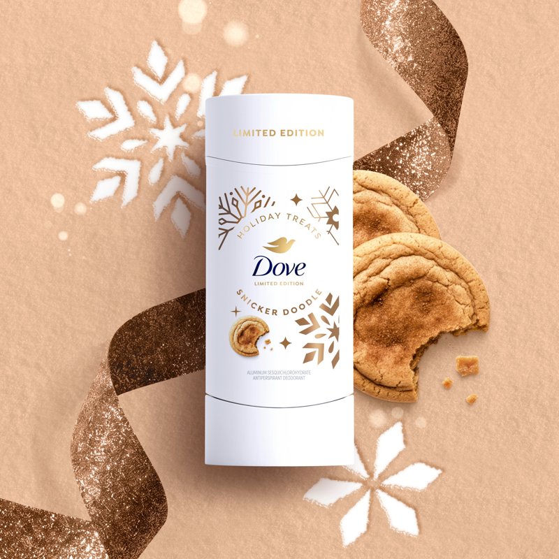 Limited Edition Dove Snickerdoodle Antiperspirant Deodorant - 72H Odor & Sweat Protection