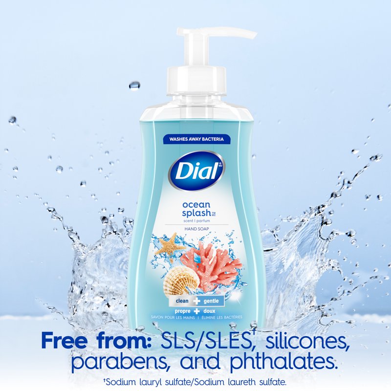 Gentle Liquid Hand Soap Ocean Splash | Deep Cleansing & Dermatologist-Tested