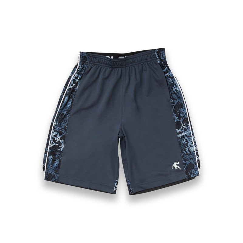 Youth Basketball Shorts 2-Pack for Boys - Breathable Mesh, Sizes 4-18