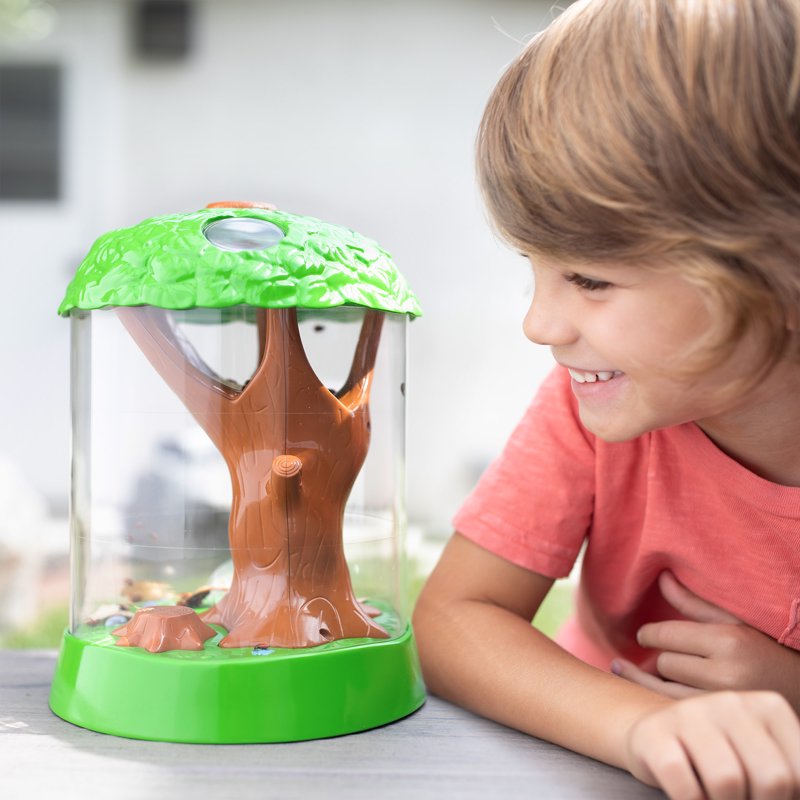 Kids STEM Bug Habitat Kit - Ladybug Garden with Magnification & Activity Guide