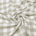 Checkered Gingham PolyPoplin Fabric by the Yard - 60 Inch Wide for Sewing & Crafting