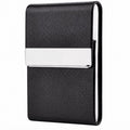 Slim PU Leather Business Card Holder Case with Magnetic Closure