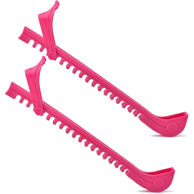 Adjustable Ice Skate Blade Guards - Durable Rubber Blade Covers for Hockey & Figure Skating