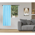 Blackout Window Curtain Panel 35x63 Inches Light Filtering Microfiber